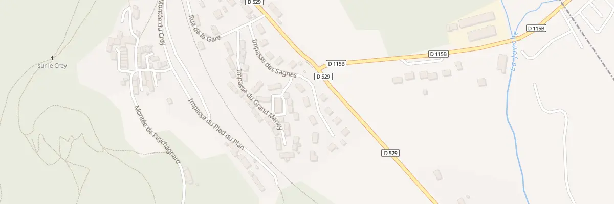 Plan du 186 Imp des Sagnes à Susville