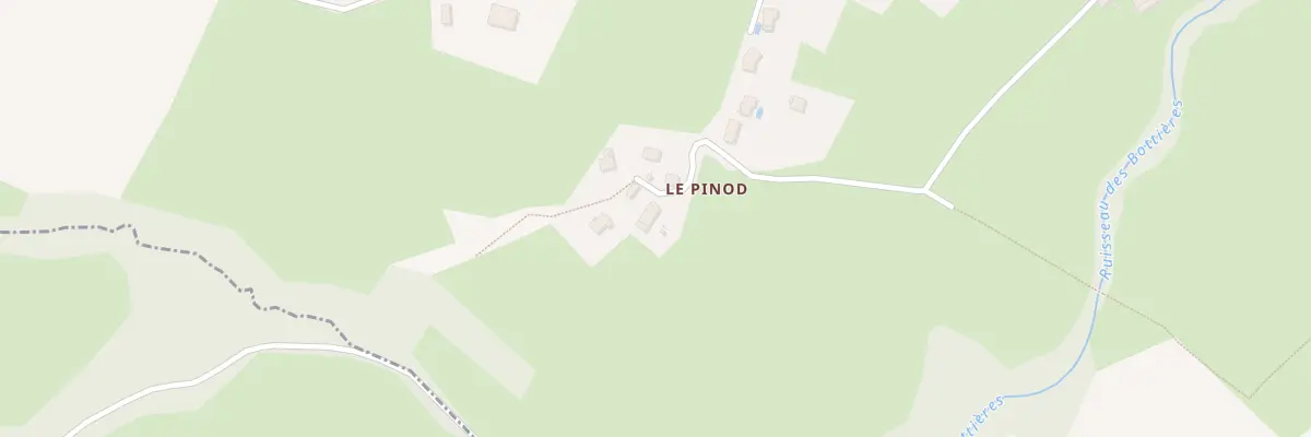 Plan du 431 Che du Pinod à Novalaise