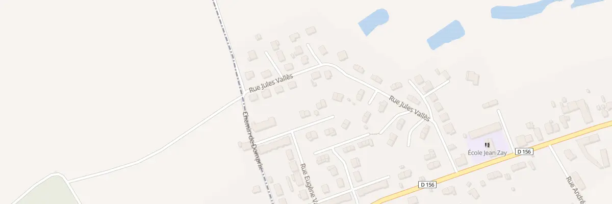 Plan du 2 Rue Eugène Varlin à Piennes