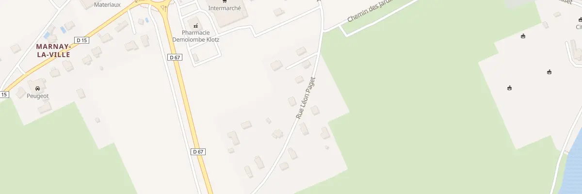Plan du 12 Rue Leon Paget à Marnay