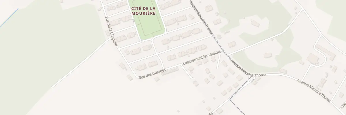 Plan du 167 Rue Cite de la Mouriere à Bouligny