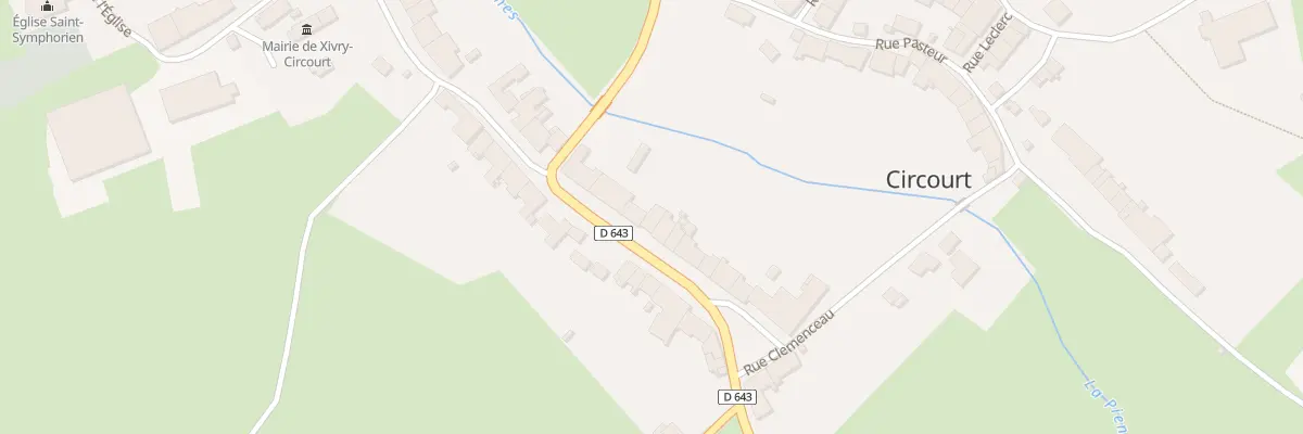 Plan du 12 Rue Charles de Gaulle à Xivry-Circourt