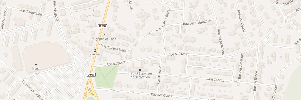 Plan du 9 Rue du Tivoli à Longwy