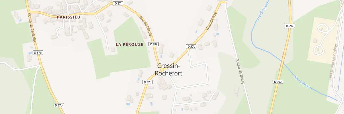 Plan du 4 Rue de l’Ecole à Cressin-Rochefort