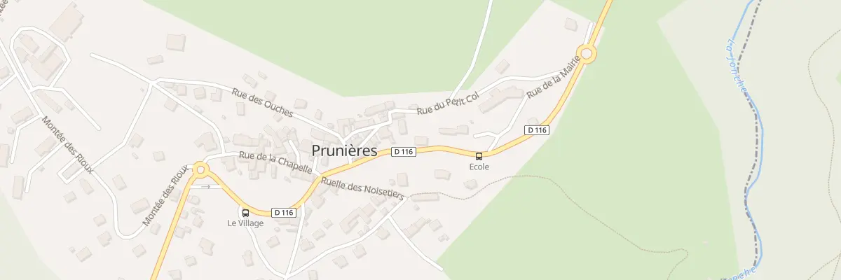 Plan du 5026 Le Village à Prunières
