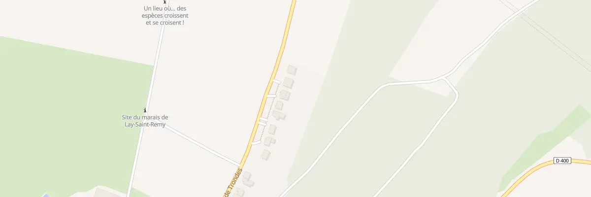 Plan du 395 Rue de Trondes à Lay-Saint-Remy