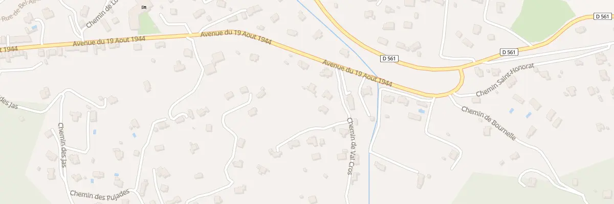 Plan du 6257 La Pujade à Rians