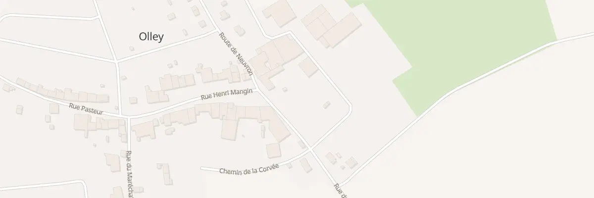 Plan du 1 Rte de Neuvron à Olley