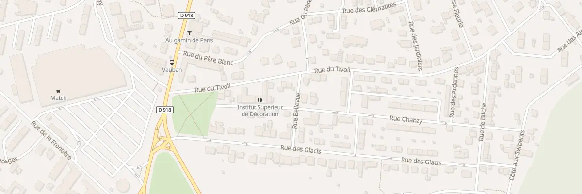 Plan du 18 Rue du Tivoli à Longwy