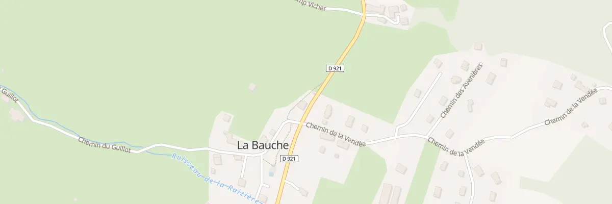 Plan du 1709 Rte d’Aiguebelette à La Bauche