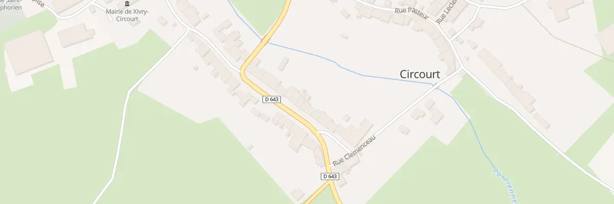 Plan du 8 Rue Charles de Gaulle à Xivry-Circourt