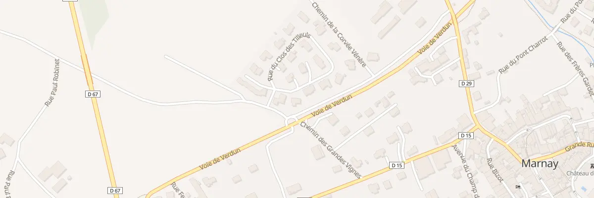 Plan du 3 Rue du Clos des Tilleuls à Marnay