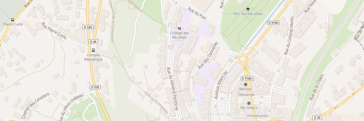Plan du 12 Rue Fournirue à Longwy