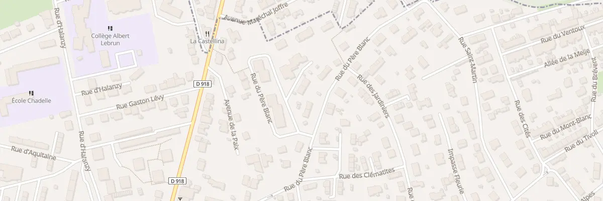 Plan du 25 Rue du Père Blanc à Longwy