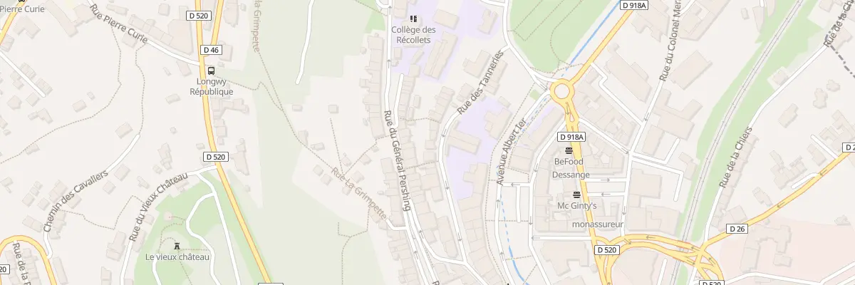 Plan du 11B Rue des Tanneries à Longwy