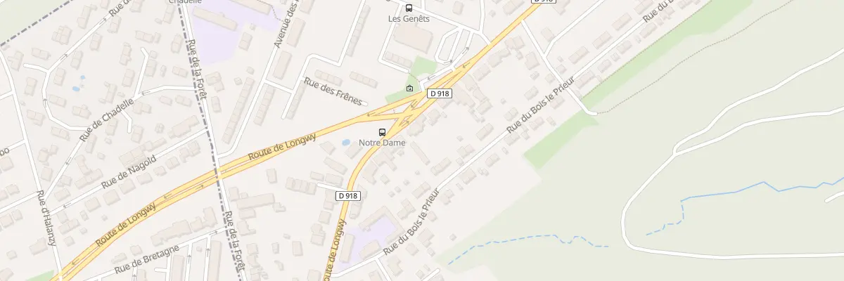 Plan du 55 Rte de Longwy à Mont-Saint-Martin
