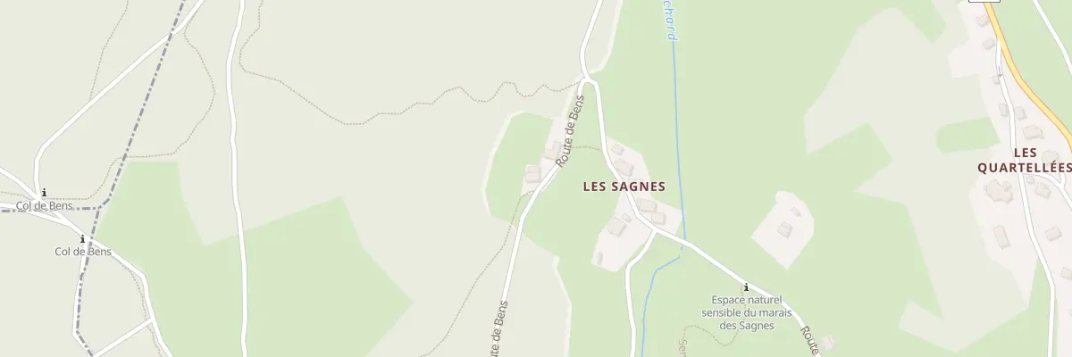 Plan du 894 Rte de Bens au Sappey-en-Chartreuse