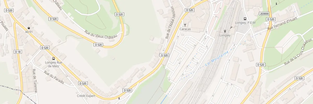 Plan du 3 Rue de l’Abbé Henrion à Longwy