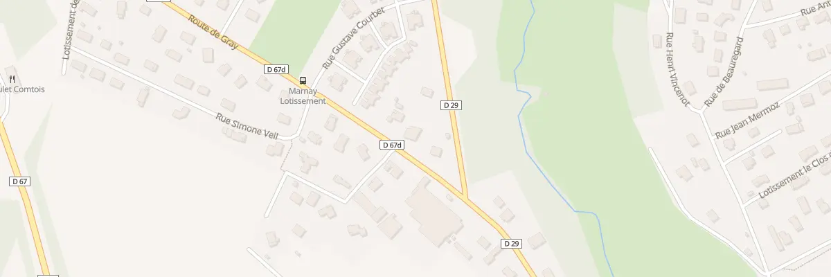 Plan du 14 Rte de Gray à Marnay