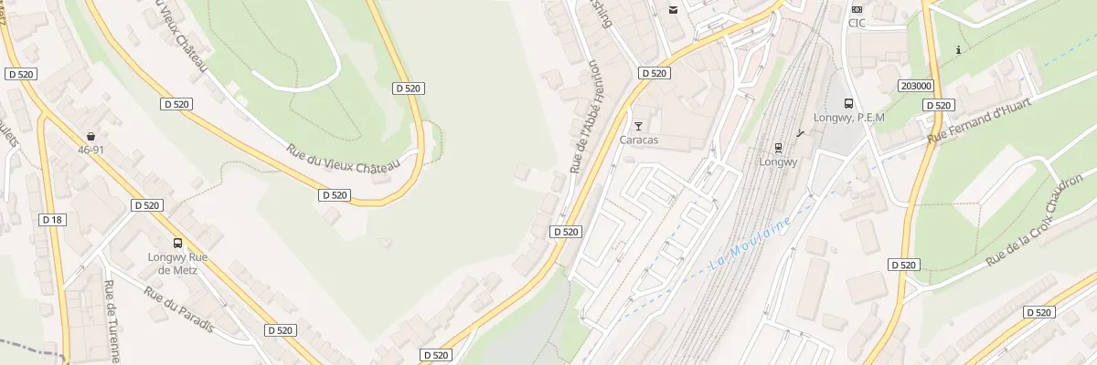 Plan du 7 Rue de l’Abbé Henrion à Longwy