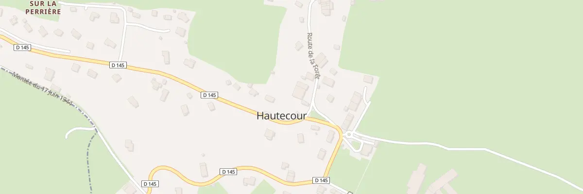 Plan du 5 Rte de la Foret à Hautecour