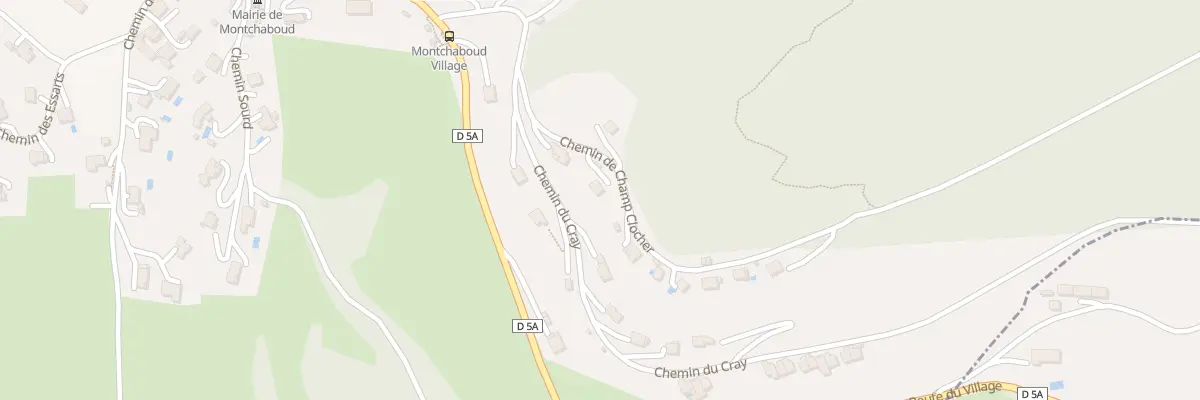 Plan du 90 Che de Champ Clocher à Montchaboud