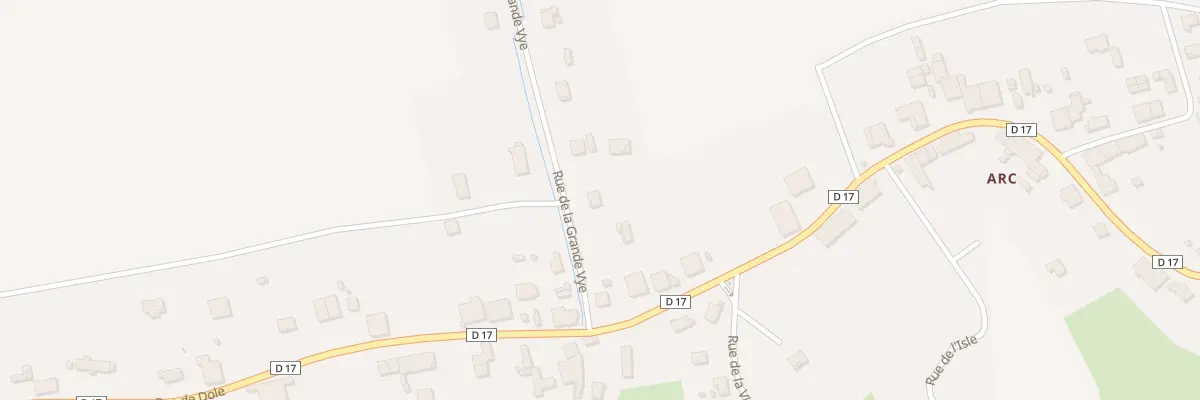 Plan du 5441 Rue de la Grande Vye à Arc-et-Senans