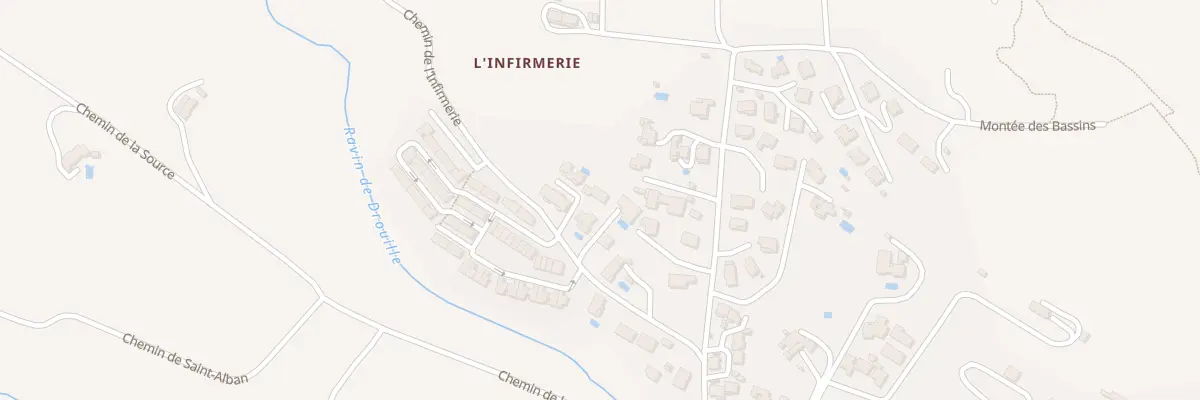 Plan du 9156 Rue de l’Infirmerie à Manosque