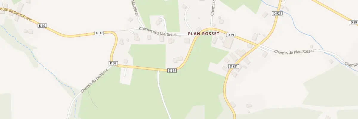 Plan du 286 Rte de Saint-Franc à Attignat-Oncin