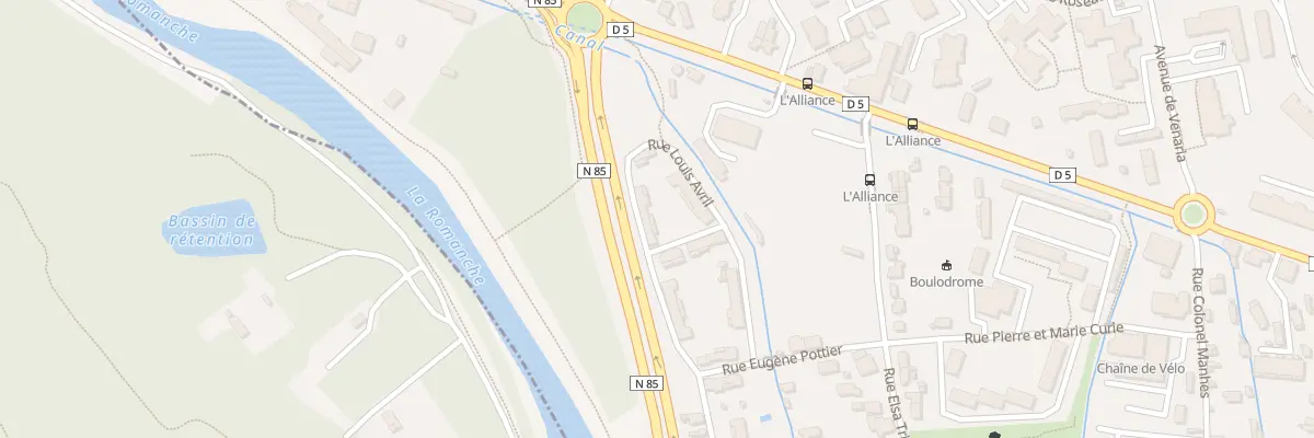 Plan du 25 Rue Louis Avril à Vizille