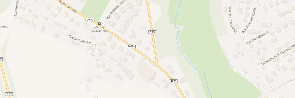 Plan du 12 Rte de Gray à Marnay
