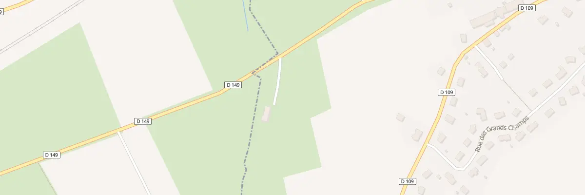 Plan de la Rue de Recologne à Burgille