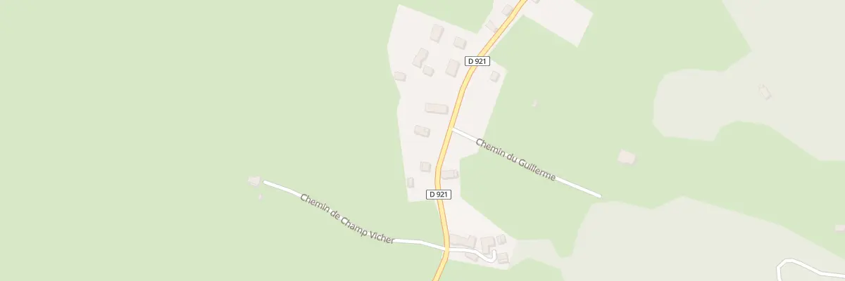 Plan du 1999 Rte d’Aiguebelette à La Bauche