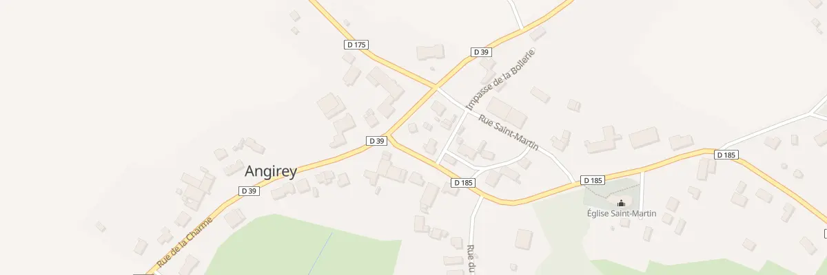 Plan du 1 Rue de la Charme à Angirey
