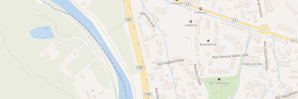 Plan du 17 Rue Louis Avril à Vizille