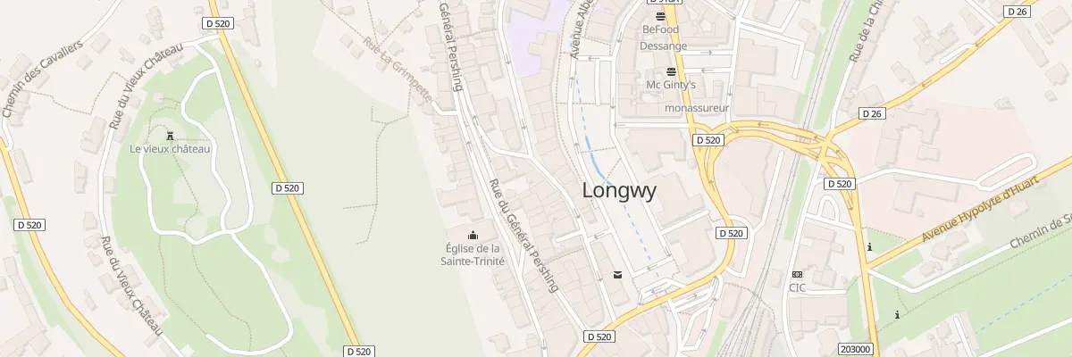 Plan du 23 Rue Carnot à Longwy