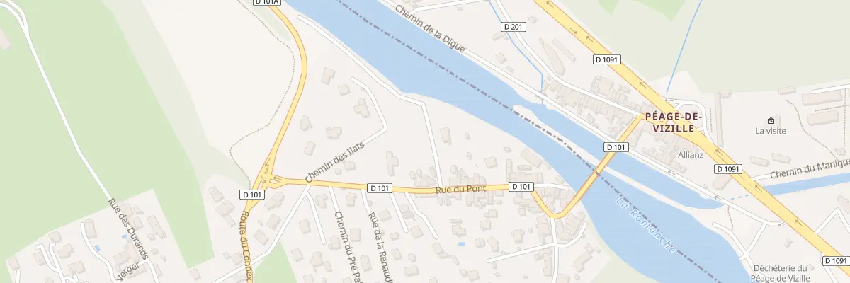 Plan du 5038 Rue du Pont à Saint-Pierre-de-Mésage