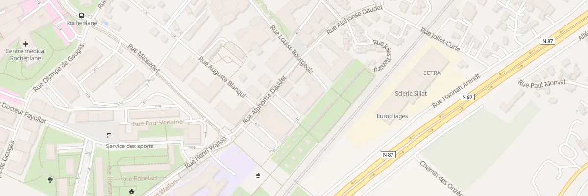 Plan du 27 Rue Alphonse Daudet à Saint-Martin-d’Hères