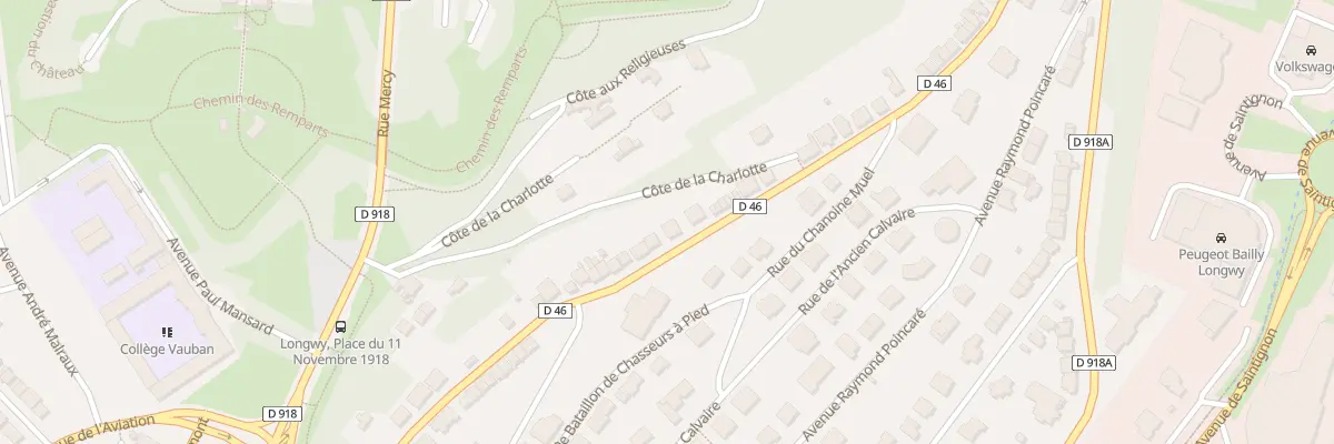 Plan du 63 Av de la République à Longwy