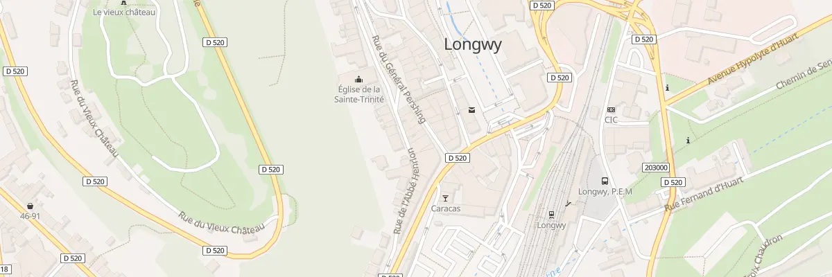 Plan du 7 Rue du Général Pershing à Longwy
