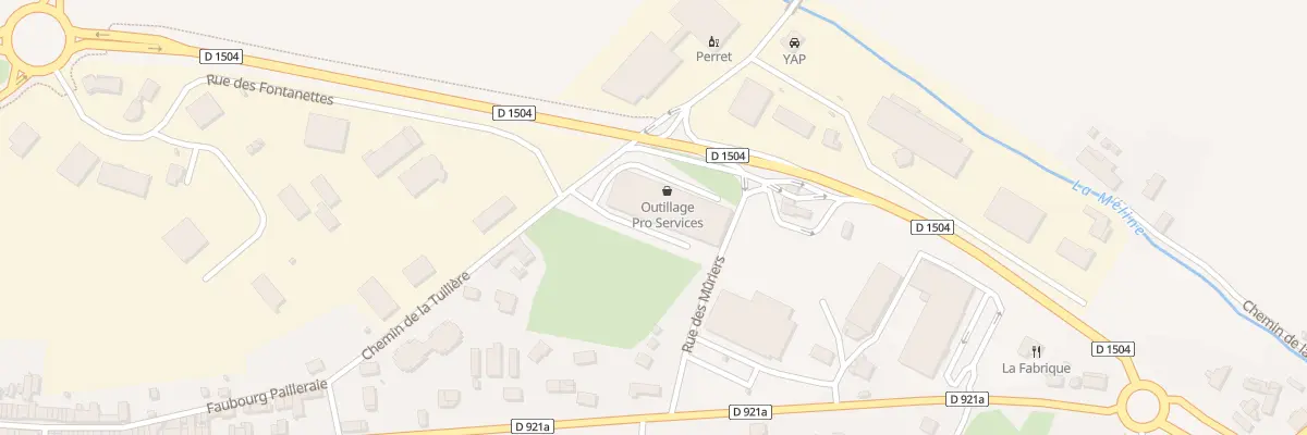 Plan du 246 Che de la Tuilière à Yenne