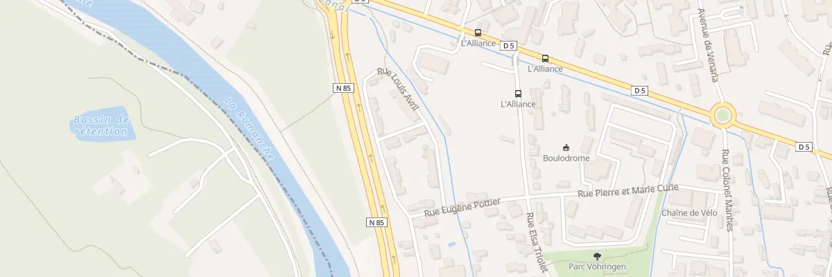 Plan du 28 Rue Louis Avril à Vizille
