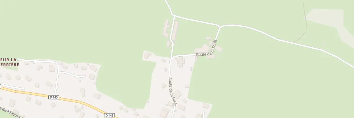 Plan du 170 Rte de la Foret à Hautecour