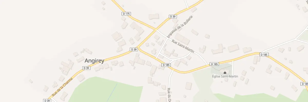 Plan du 4 Rue de la Fontaine à Angirey