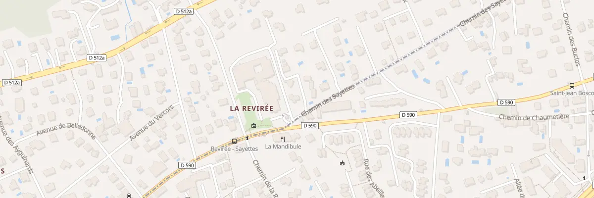 Plan du 48 Che des Sayettes à Corenc