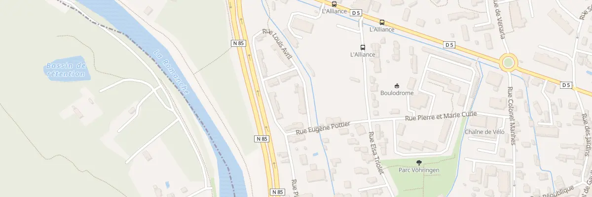 Plan du 18 Rue Louis Avril à Vizille