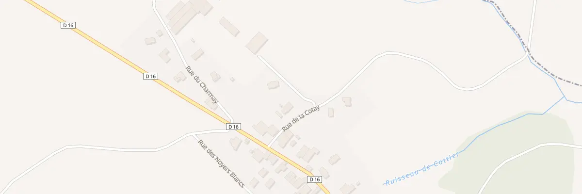 Plan du 5 Rue de la Cotay à Mercey-le-Grand
