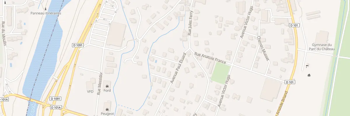 Plan du 46 Av Paul Eluard à Vizille