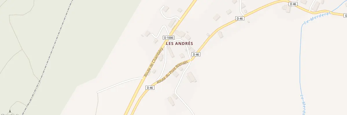 Plan du 533 Rte du Pont Romain à Saint-Christophe