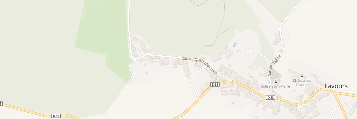 Plan du 5008 Lavours à Lavours